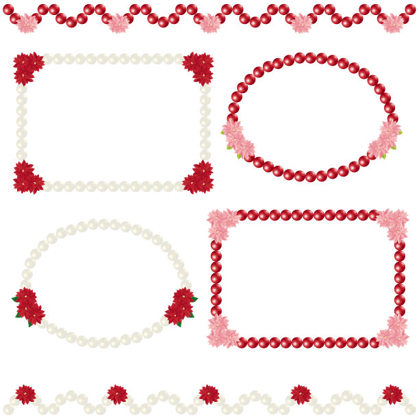 神圣的一品红背景插图图片下载