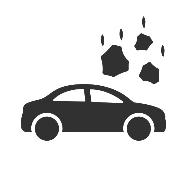 意外石头落在车上图片下载