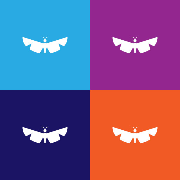 蝴蝶图标。昆虫图标元素。标志和符号收集图标为网站，网页设计，移动应用程序，信息图形图片下载