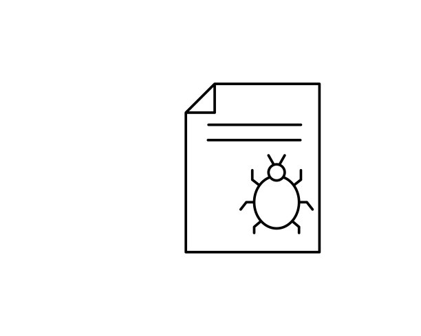 字母，病毒，书写图标。简单的线条，轮廓矢量的信息传递图标，用户界面和用户体验，网站或移动应用程序图片下载