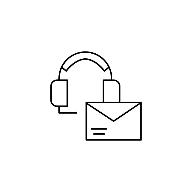客户服务消息图标。用于UI和UX、网站或移动应用程序的简笔信息传输矢量图标图片下载