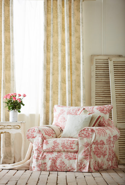 客厅里舒适的扶手椅图片下载