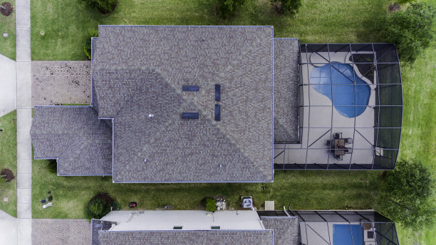 鸟瞰图的房子图片下载