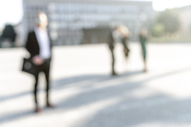 模糊的商业人士图片下载