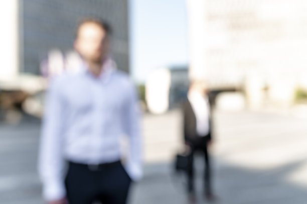 模糊的商业人士图片下载