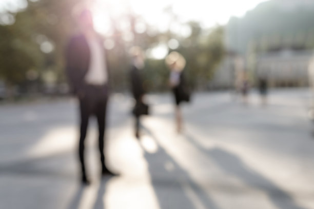 模糊的商业人士图片下载