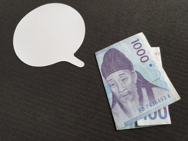 商务对话，1000韩元韩元，对话图标图片下载