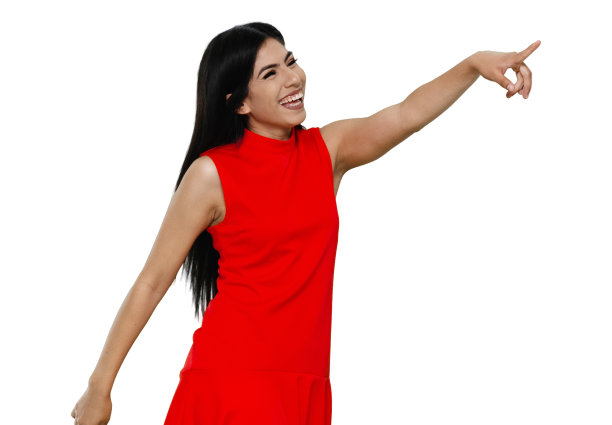 侧视图/侧面视图/一个人/腰部以上/ 20-29岁的成年人的肖像美丽的黑发/长发拉丁美洲和西班牙种族的女性/年轻妇女穿着衣服谁是微笑/快乐/愉快/大笑图片下载