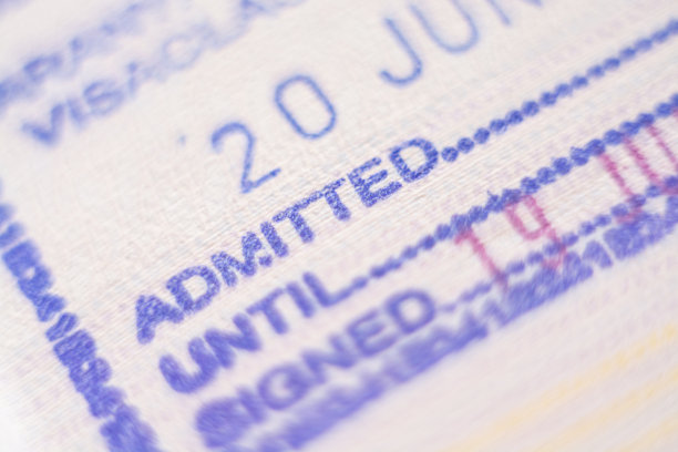 特写的是海关印章与承认字的对焦图片下载