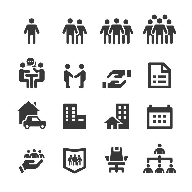 办公室和业务图标向量图片下载