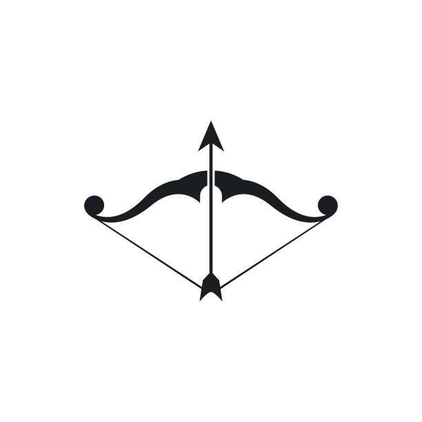 弓箭手logo矢量图标图片下载