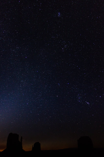 纪念碑谷之夜图片下载