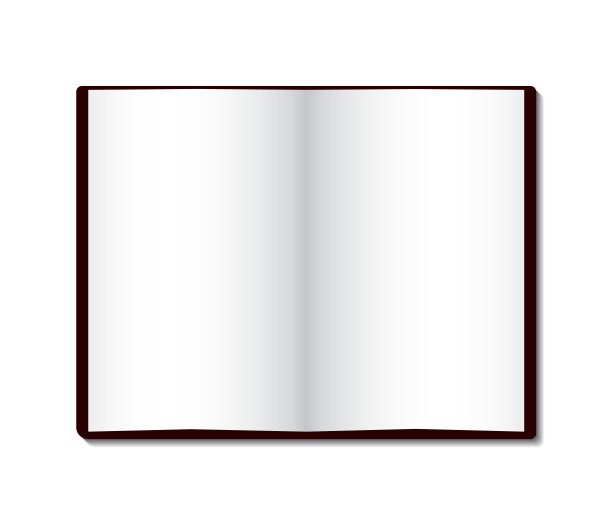 真实的笔记本模型风格。空白记事本与螺旋。空白记事本的模板在白色的背景。向量eps10图片下载