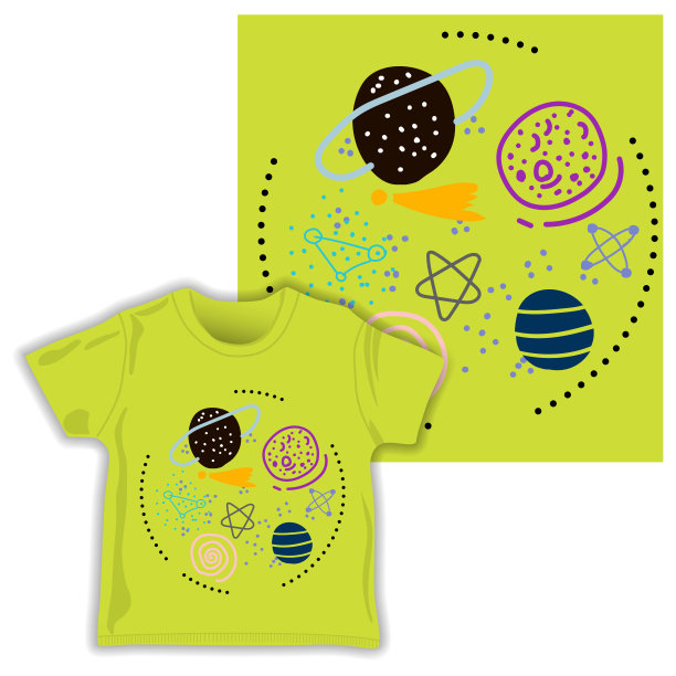 孩子们幼稚的万圣节无缝模式矢量插图图片下载