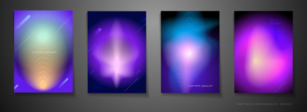 向量组抽象背景，构成彩色流体抽象，全息和渐变颜色的背景设计。布局模板的旗帜，海报，墙纸，传单，小册子图片下载