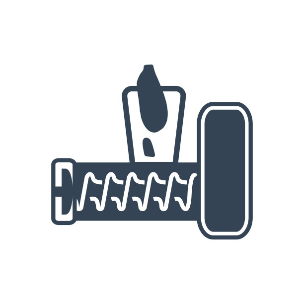 黑色图标食品加工厂，绞肉机图片下载