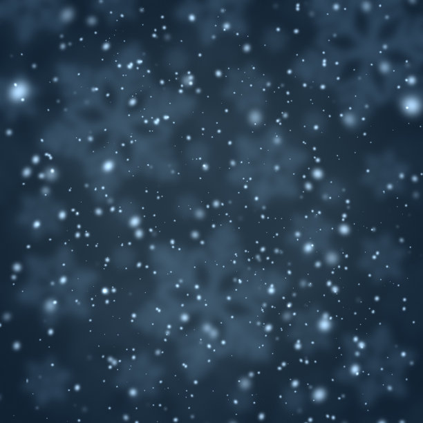 圣诞背景与雪花和散景。图片下载