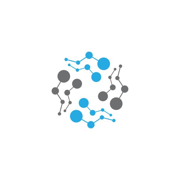 分子矢量图标插图设计图片下载