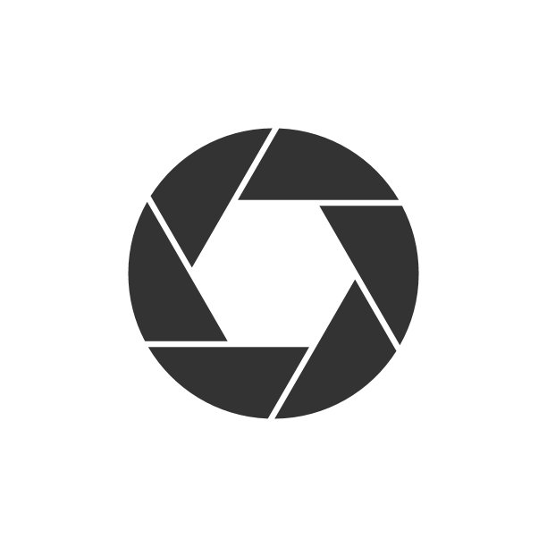 相机光圈图标在平面风格。镜头符号矢量插图在白色孤立的背景。照片快照的经营理念。图片下载