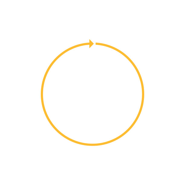 信息图圆线箭头图标图片下载