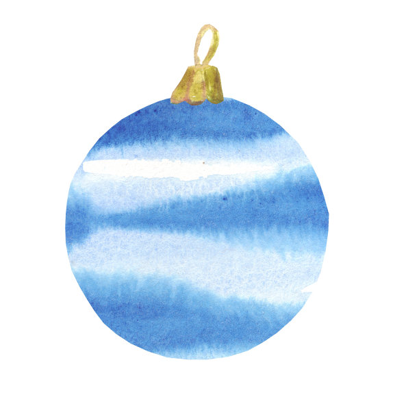 蓝色的圣诞球。圣诞树的玩具。室内装饰，卡片和请柬。图片下载