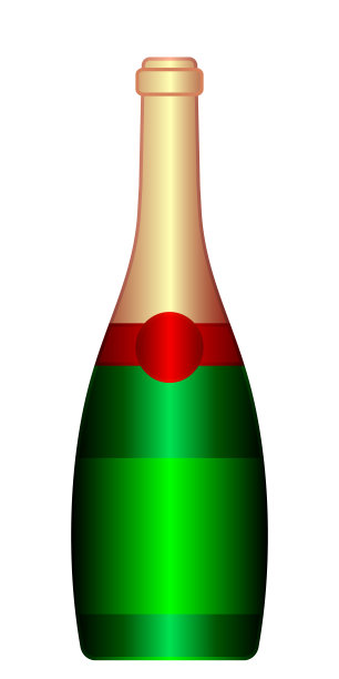 香槟酒瓶图标图片下载