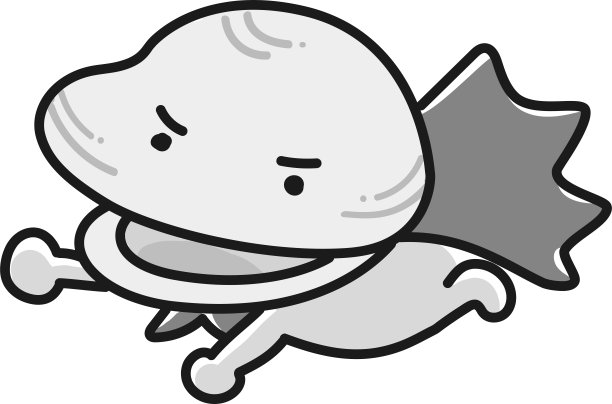 可爱的贝壳人物插图图片下载