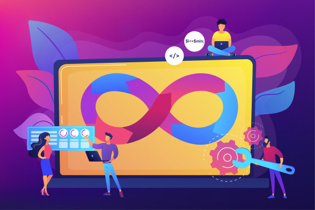 IT工程概念矢量图图片下载