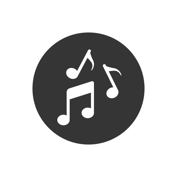 音乐音符插图图标：声音和旋律符号图片下载