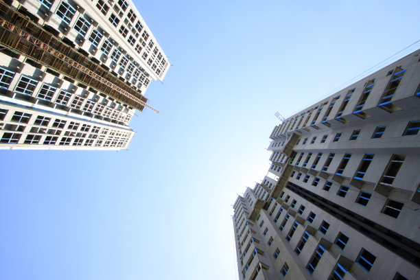 未完工的建筑物特写照片图片下载