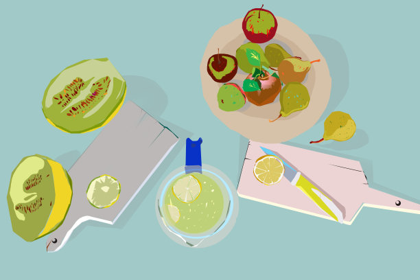 上图为水果组成图图片下载