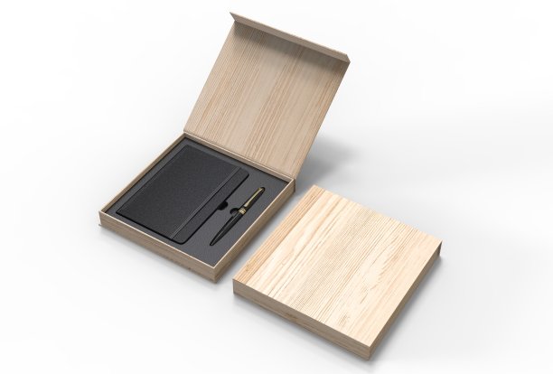 空白乳品厂和钢笔设置烙印和模拟。3 d渲染插图。图片下载