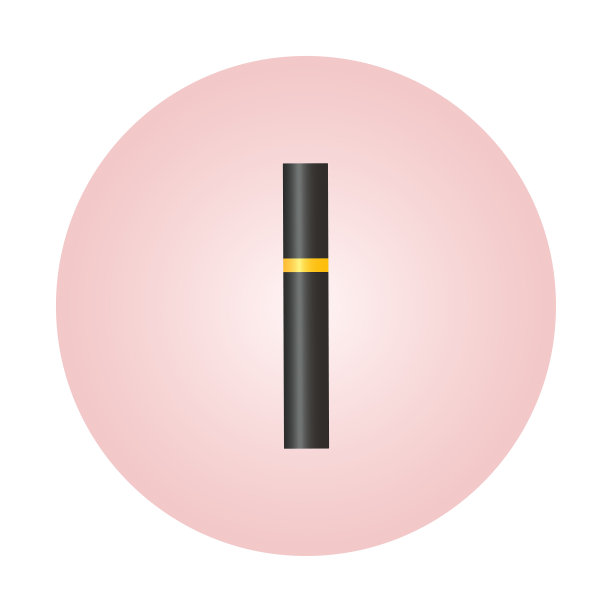 黑色睫毛膏管孤立在白色。概念化妆品，化妆，睫毛膏矢量最佳矢量图标图片下载