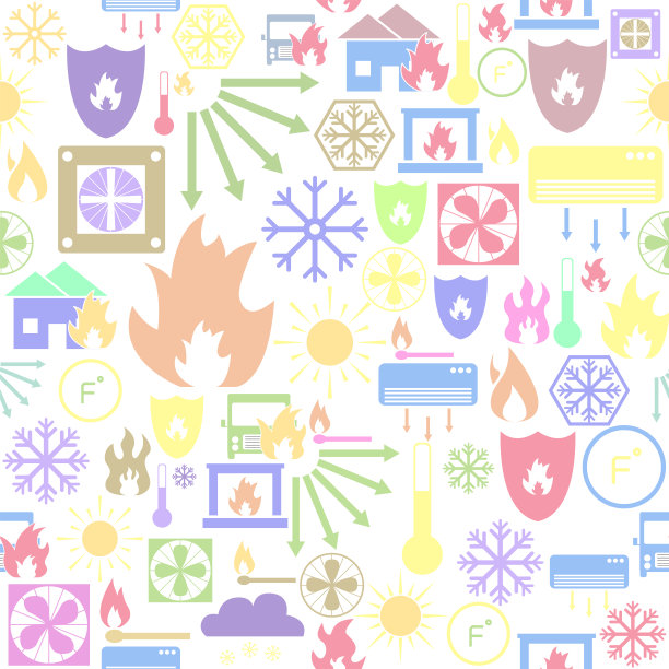 无缝热力纹理背景图标图片下载