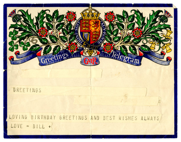 旧的生日贺电素材图片