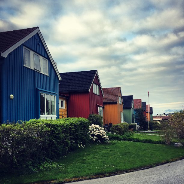 颜色的房子图片下载