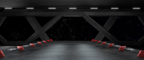 空间环境，为你的角色组合做好准备。三维渲染图片下载