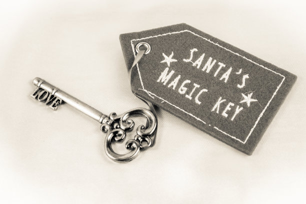 圣诞老人的魔法钥匙图片下载