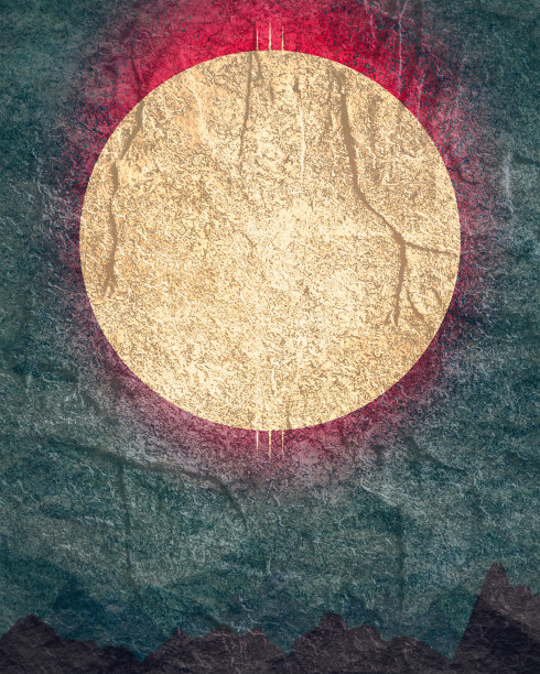 山抽象的景观图片下载