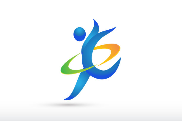 奔跑者图标。运动员到达目标icon矢量图图片下载