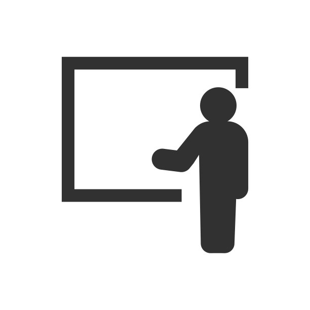 黑板前的那个人。培训图片下载