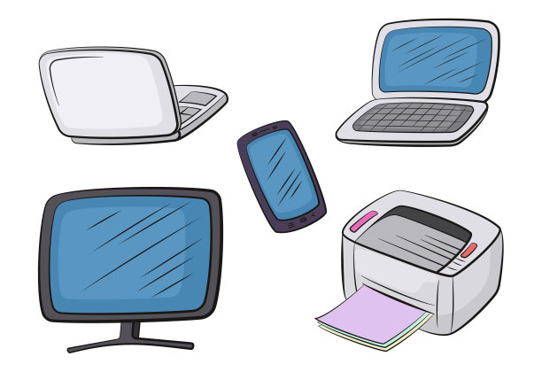 计算机设备成套图片下载