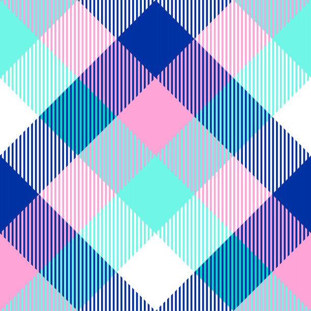 格子花纹无缝背景图片下载