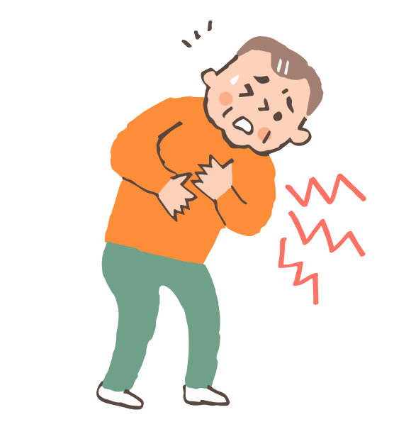 一个有胸痛的老人图片下载