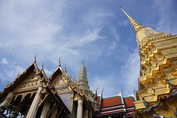 皇家大皇宫的美丽建筑图片下载