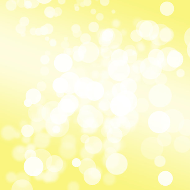 摘要散景白圈淡黄色背景图片下载
