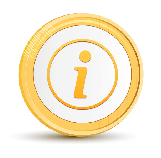 信息图标黄金圆形按钮金币闪亮框架豪华概念抽象插图孤立在白色背景图片下载