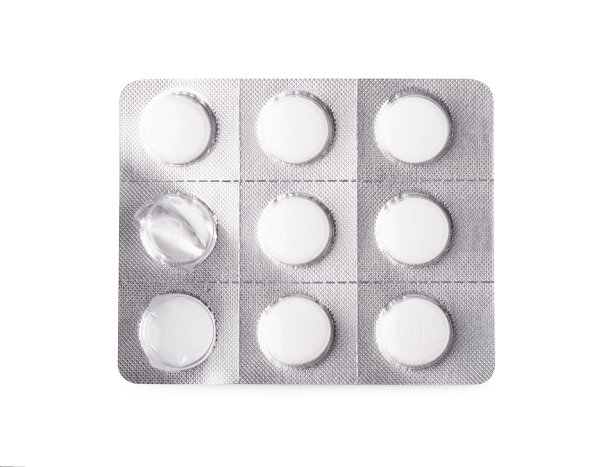 扁平包装的药丸图片下载