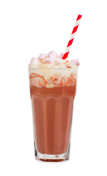 巧克力奶昔加鲜奶油图片下载