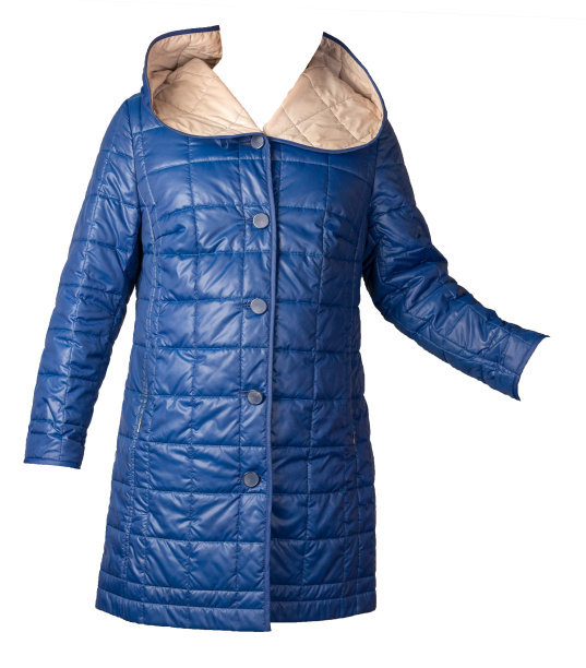 有兜帽的女性被毛孤立在白色背景上。图片下载